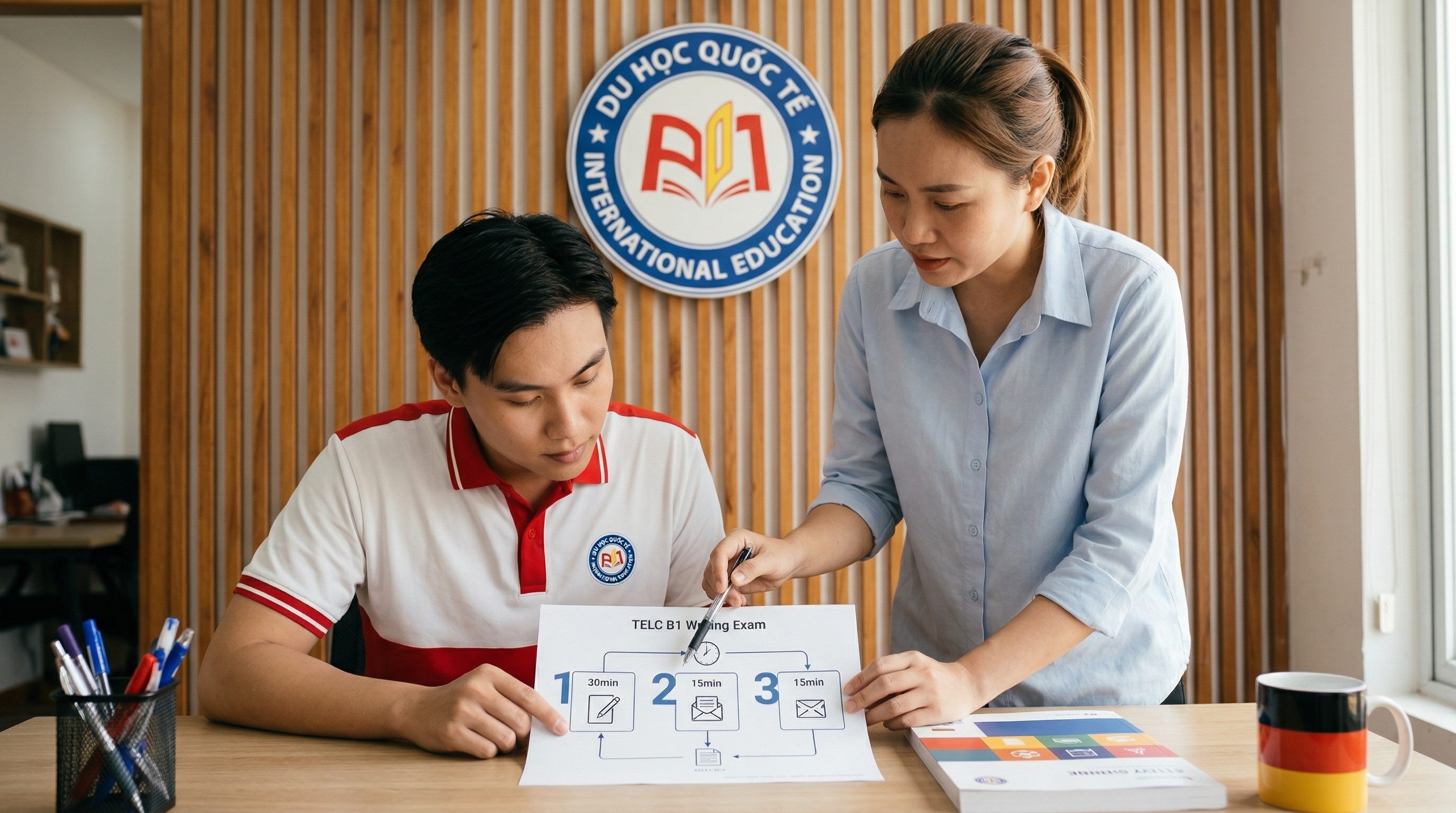 Cấu Trúc Đề Thi Viết B1 Tiếng Đức TELC Mới Nhất đề thi viết b1 tiếng đức telc