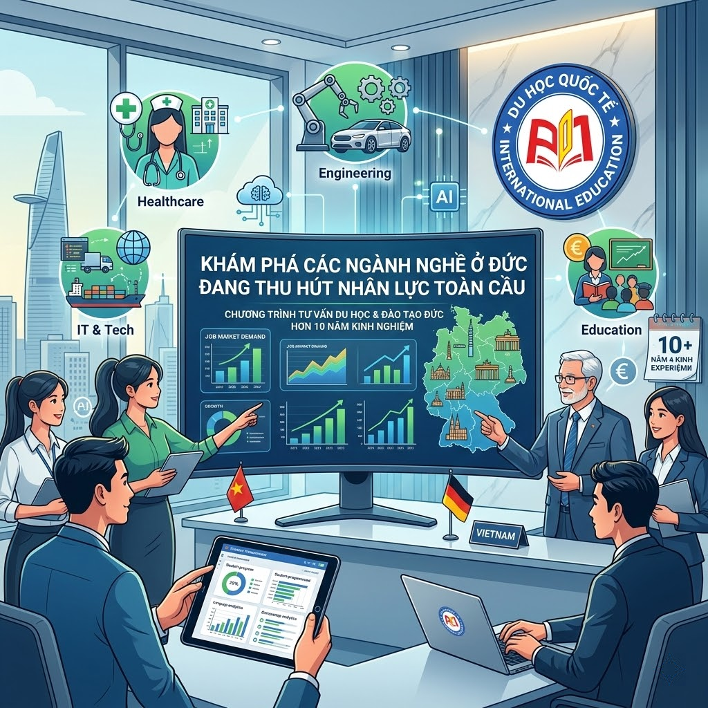 Top 7 các ngành nghề ở đức hot nhất
