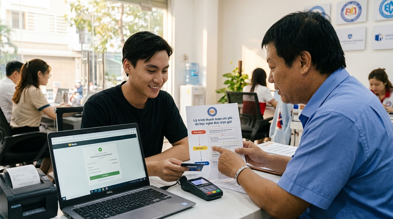Lộ trình thanh toán chi phí du học nghề đức trọn gói an toàn