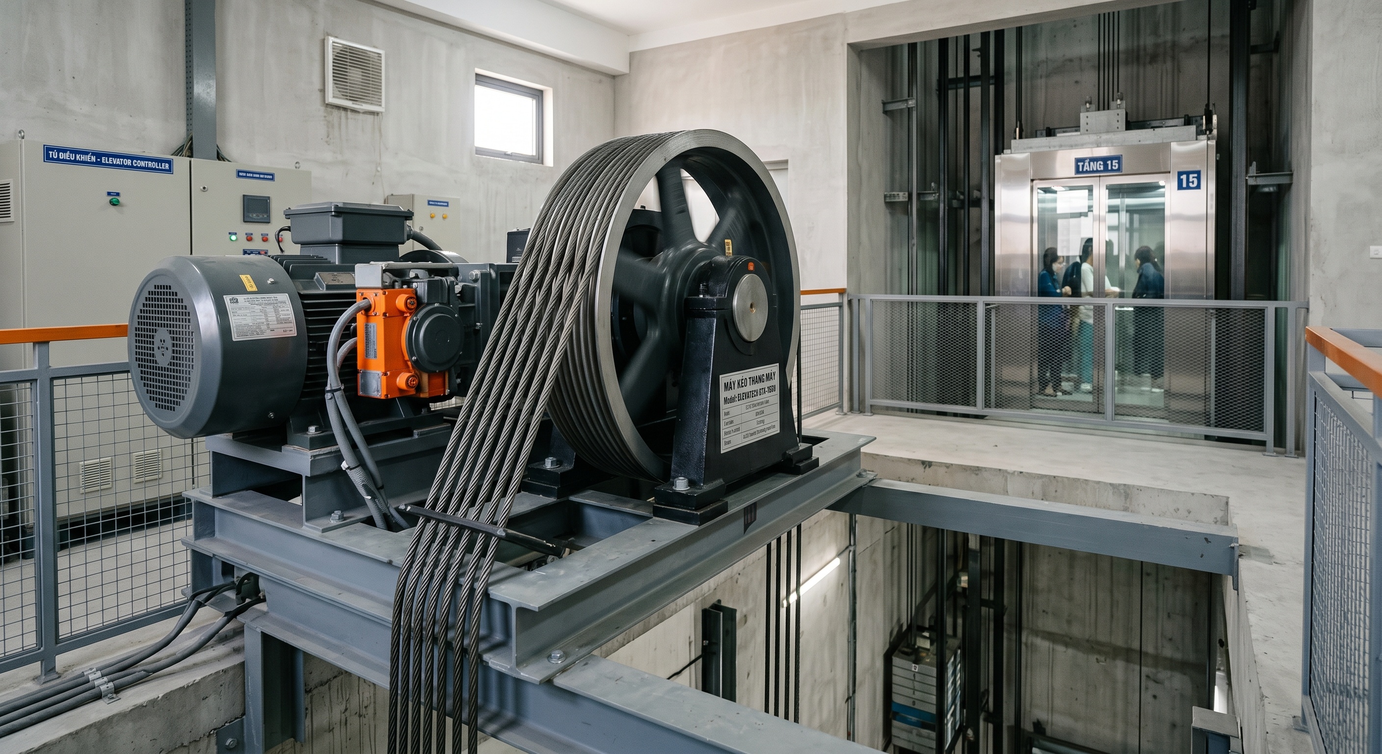 Giải mã MÁY KÉO THANG MÁY chi tiết