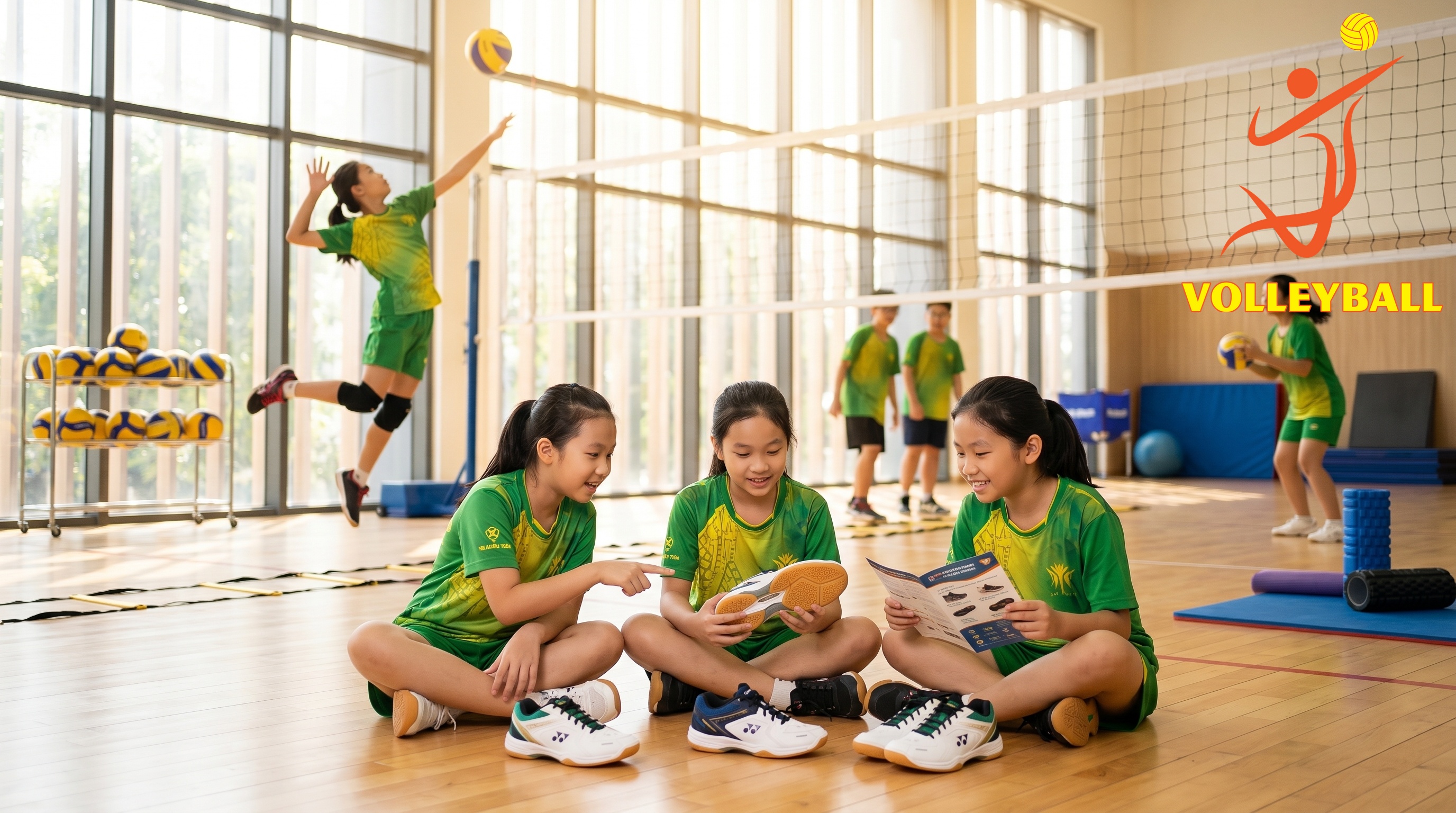So sánh các dòng giày bóng chuyền nữ phổ biến hiện nay