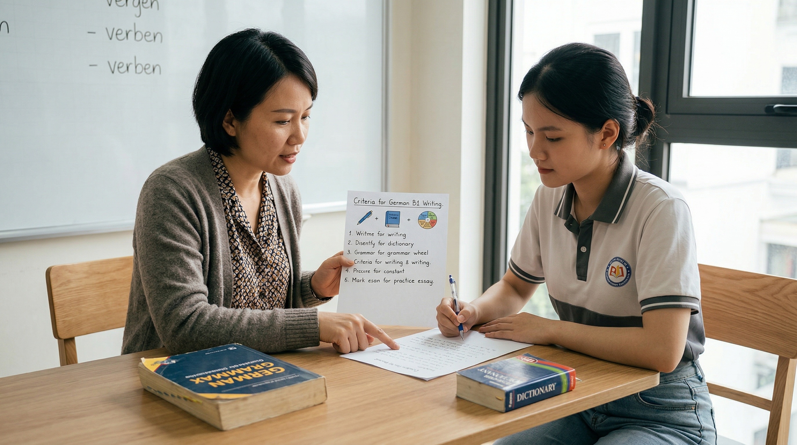 Tiêu Chí Chấm Điểm Đề Viết B1 Tiếng Đức Cần Nắm Rõ Tiêu Chí Chấm Điểm Đề Viết B1 Tiếng Đức Cần Nắm Rõ
